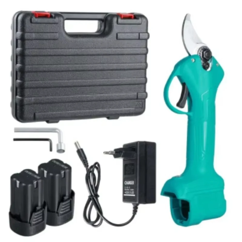 Essential Gardening Tools - Tesoura de poda elétrica sem escova,