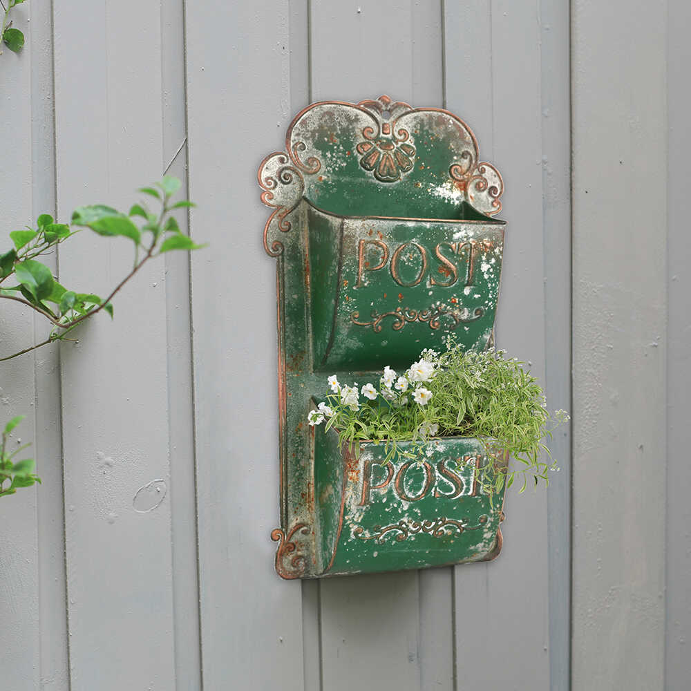 Gardening Tools Basket - Cesto de Parede Rústico em Ferro
