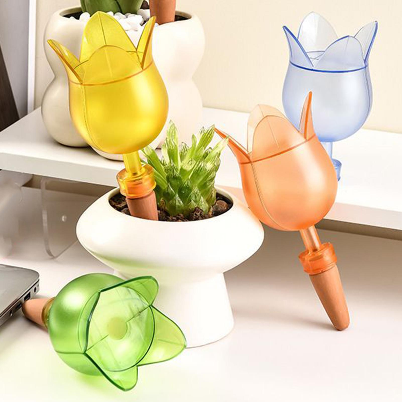 Self-Watering Planter - Auto rega plantador inserção automática flor