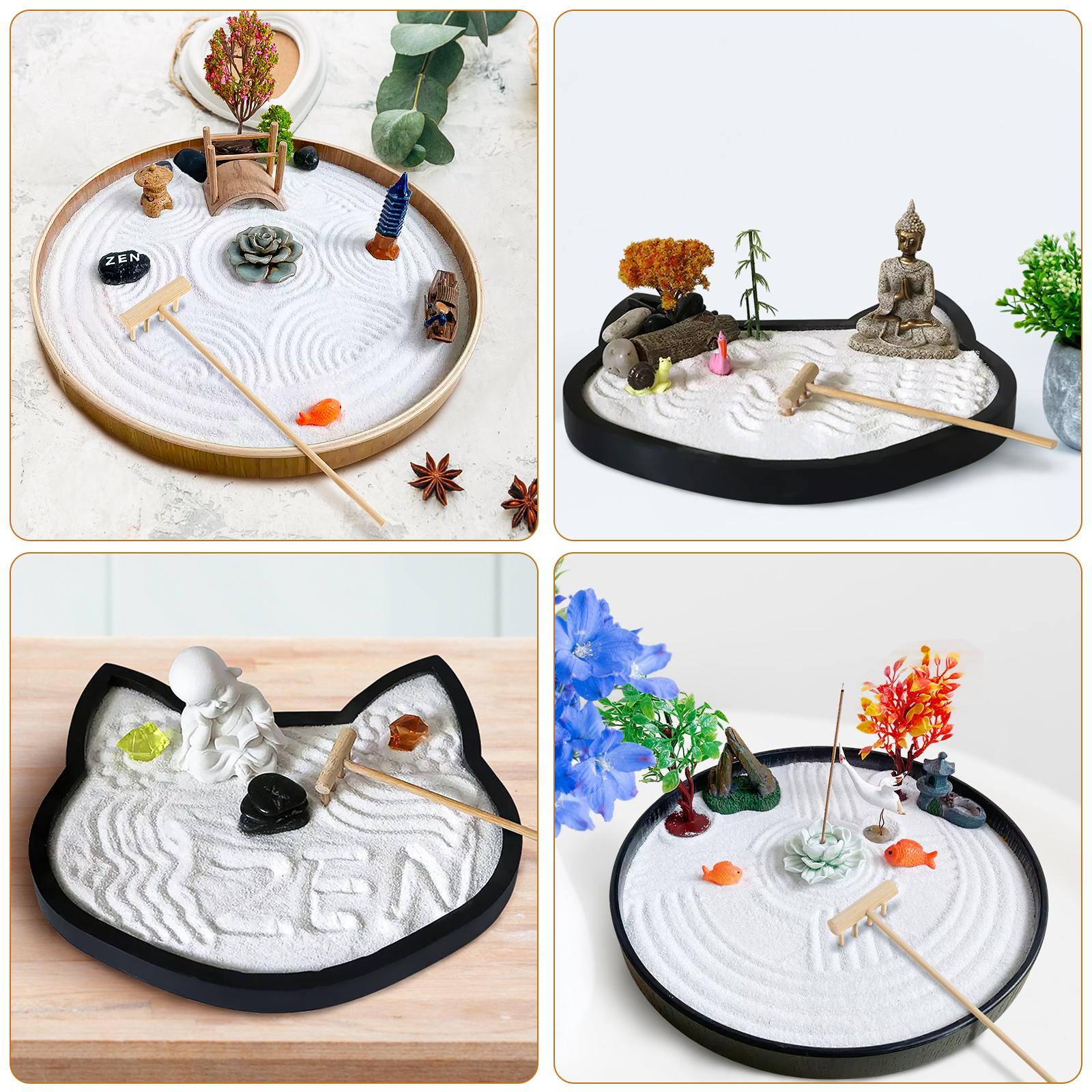 Gardening Tools Kit - 8 pçs mini zen ancinho ferramentas