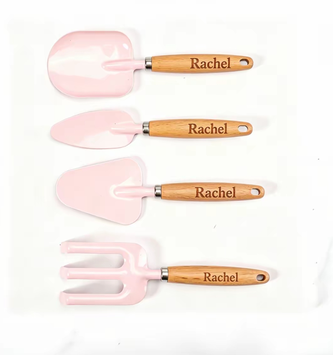Gardening Tools With Names - Conjunto de Ferramentas de Jardinagem Personalizadas
