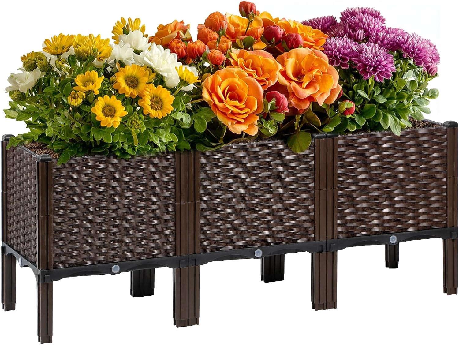 Self-Watering Planter - Vaso de Jardim em Rattan para