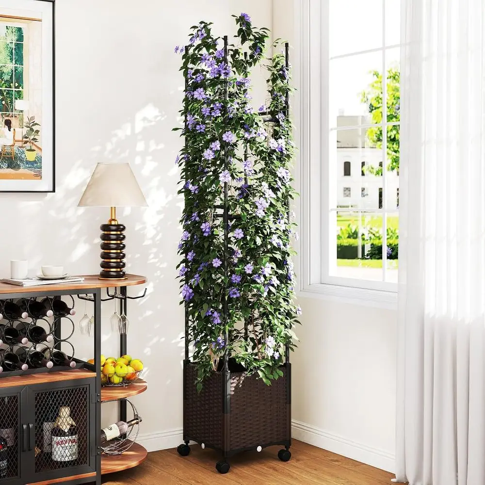Canteiro Elevado 87 com Treliç - Self-Watering Planter avaliação e preço