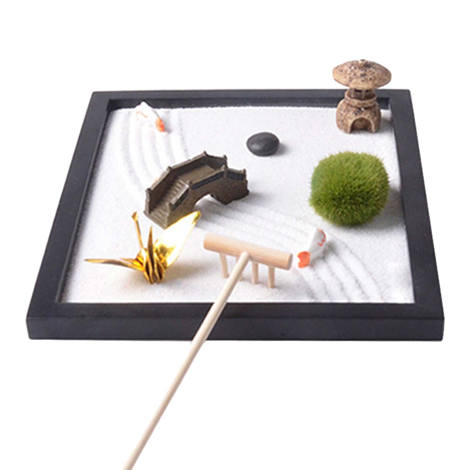 Bandeja de areia de jardim zen - Gardening Tools Kit For Home Garden avaliação e preço