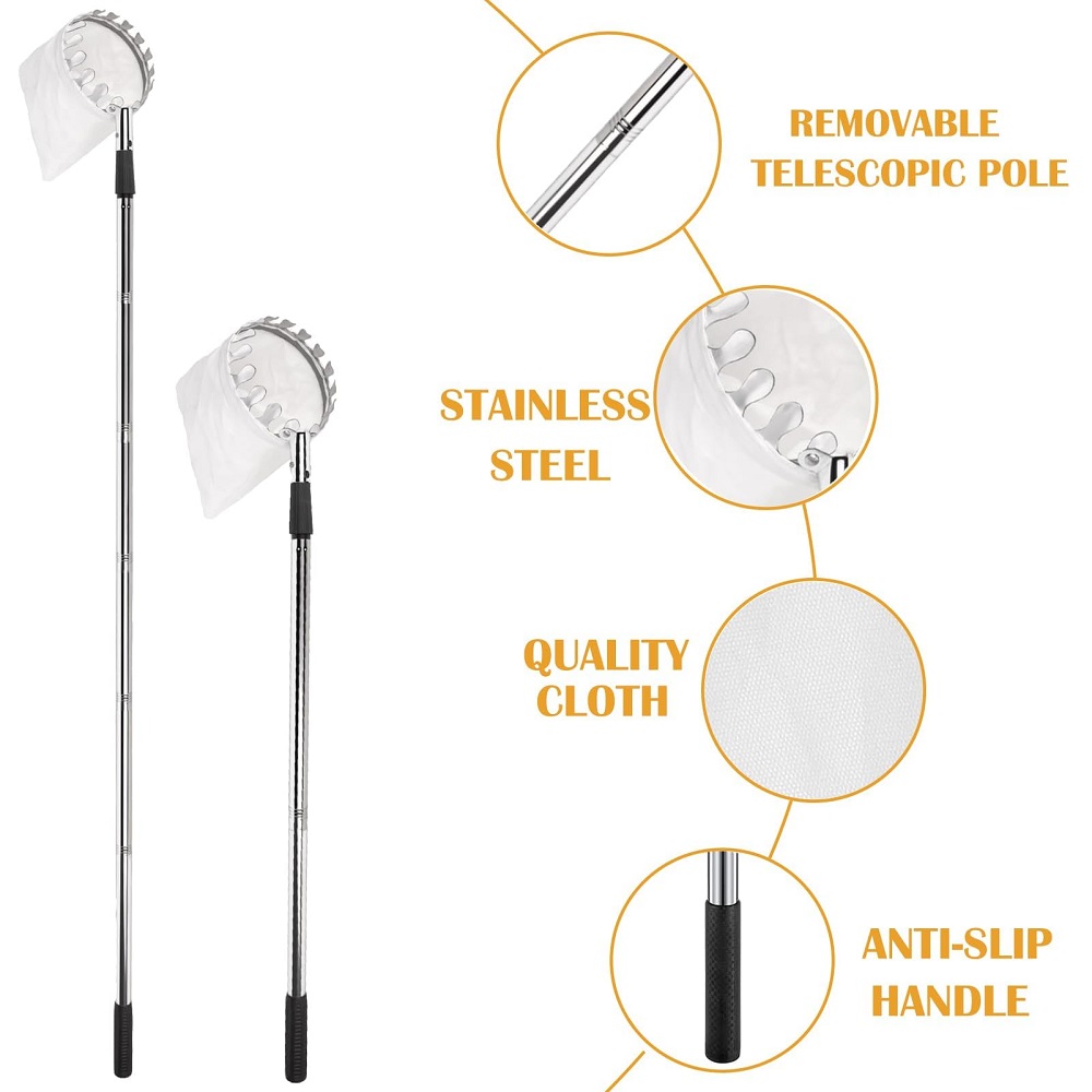 Cabo Telescópico de Aço Inoxid - Gardening Tools Basket avaliação e preço