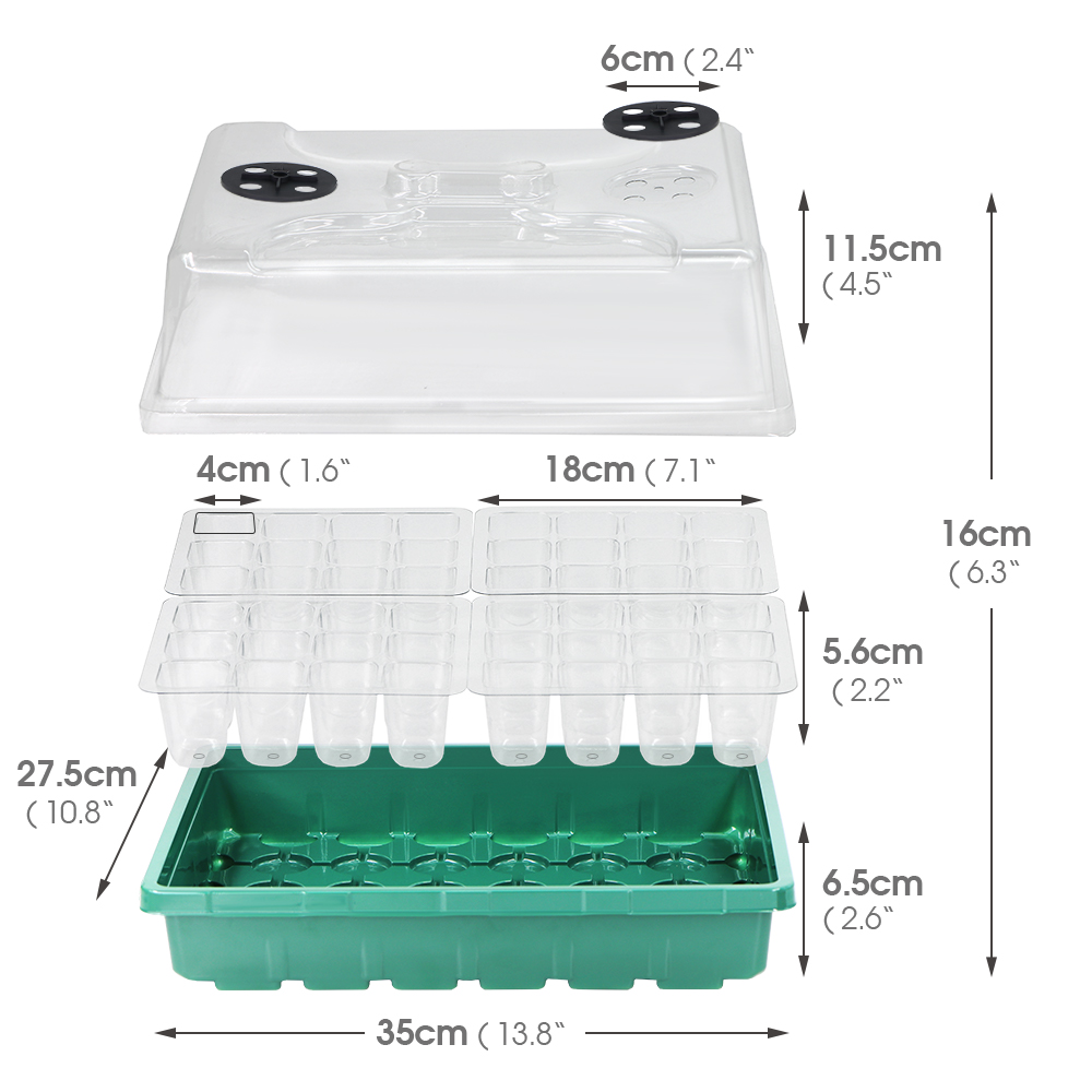 Caixa de mudas quentes esteira - Gardening Tools Kit avaliação e preço