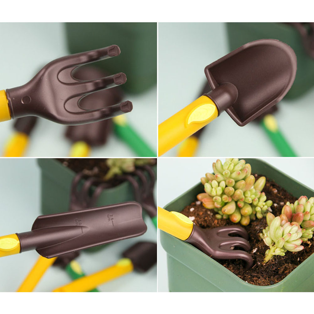 3 pçs crianças kit de ferramen - Gardening Tools Kit For Kids avaliação e preço