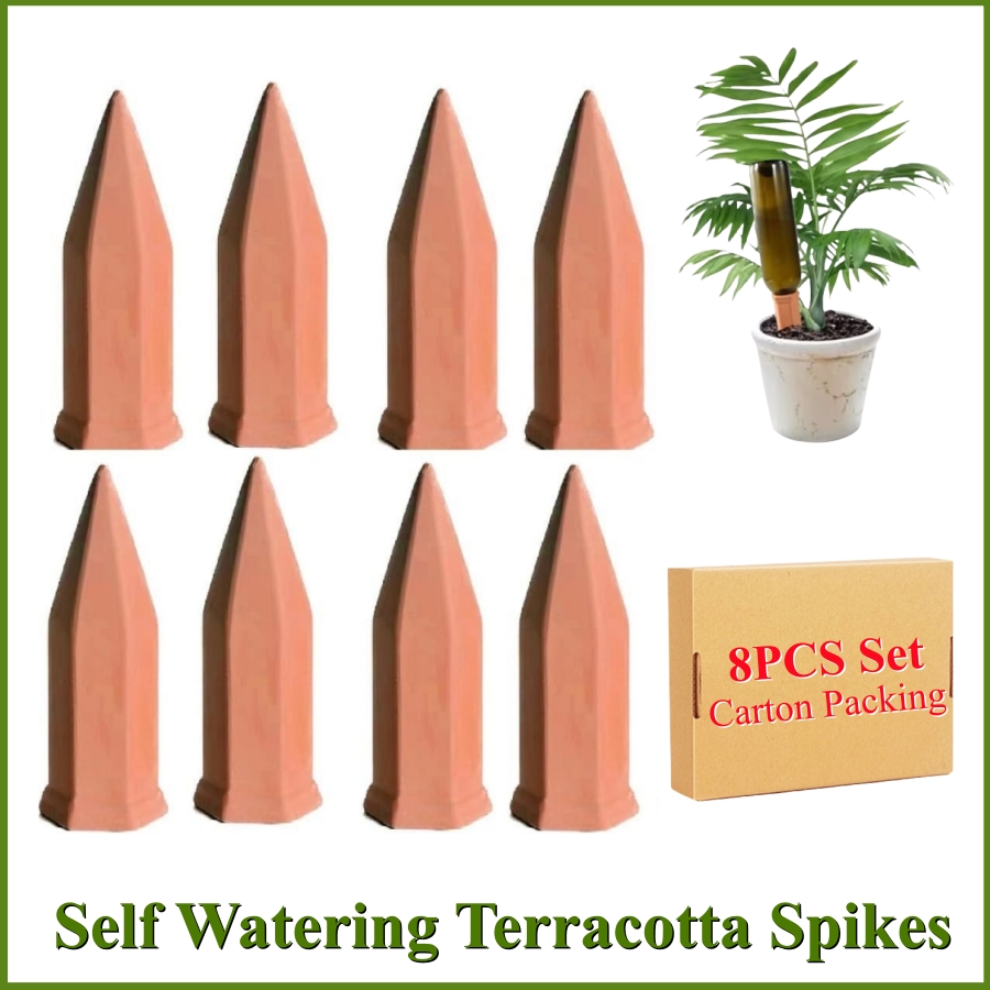 8 pontas de terracota de rega  - Gardening Tools Kit For Home Garden avaliação e preço