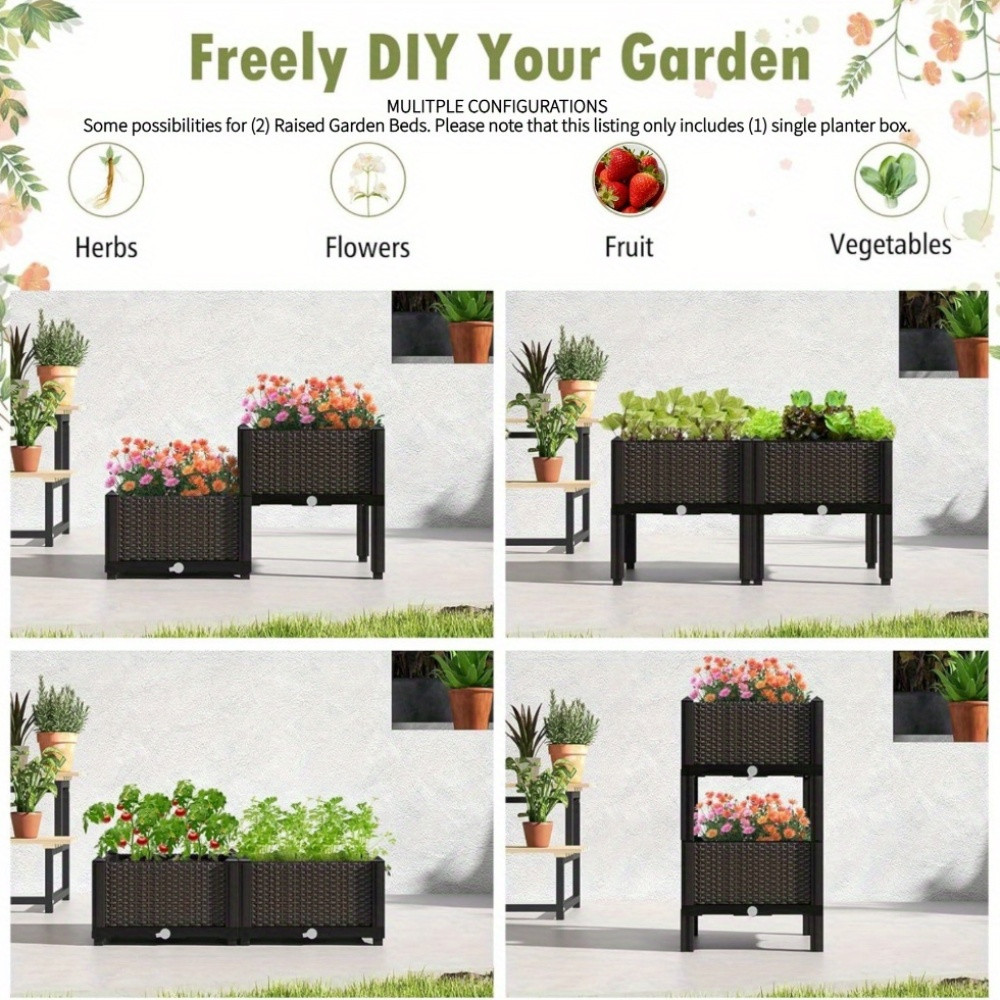 Canteiro Elevado para Jardim,  - Self-Watering Planter avaliação e preço
